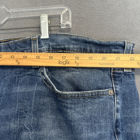 Levi's 502 Jeans Tapered Fit Stretch Denim Mens Big & Tall Size 46x34 Blue - Picture 5 of 11